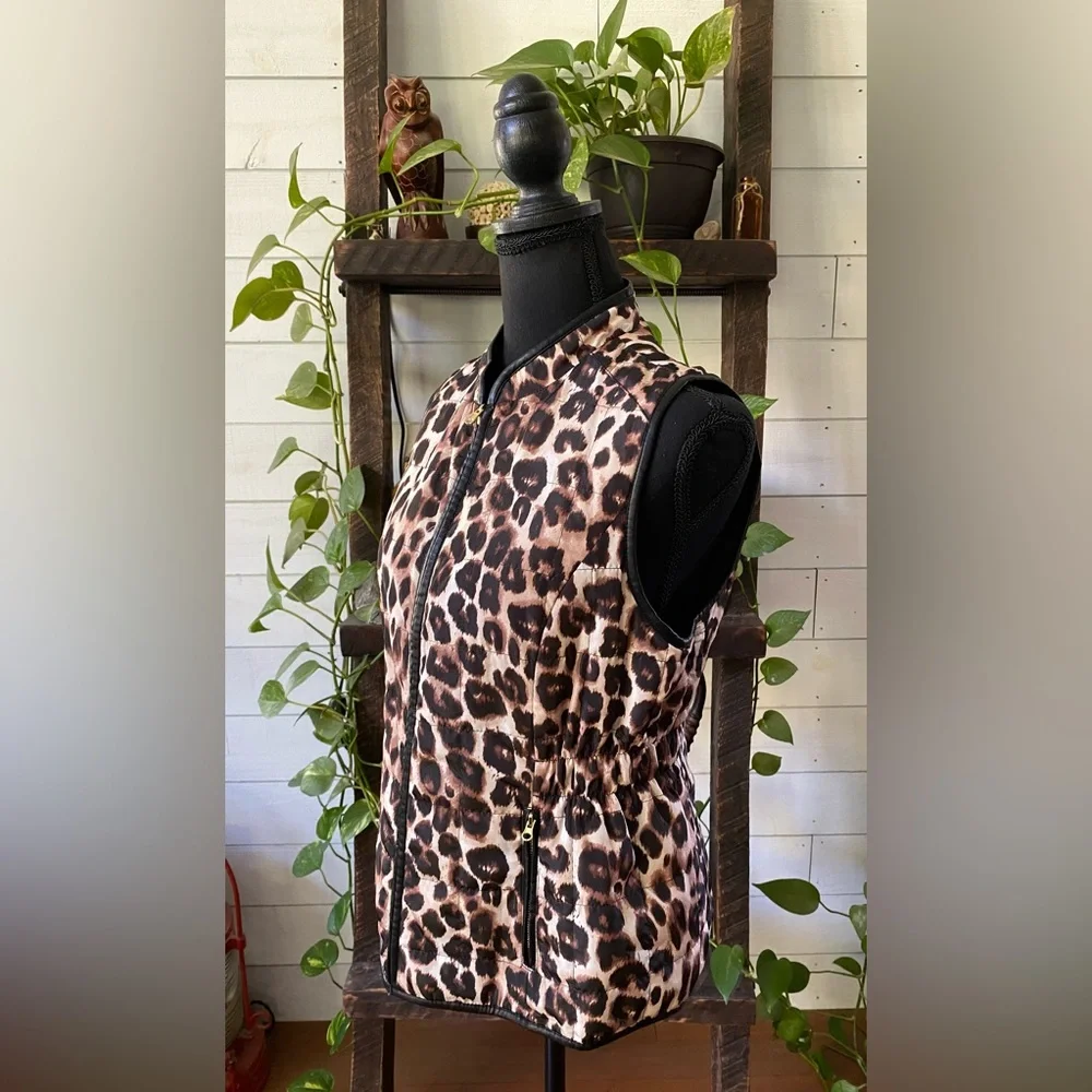 Chico’s: Animal Print Vest